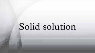 Mineral Chemistry: Solid Solution