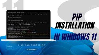 How to install pip in windows 11 within minutes | Step by Step Hindi Guide