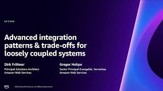 AWS re:Invent 2023 - Advanced integration patterns & trade-offs for loosely coupled systems (API309)