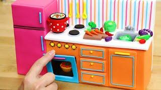 Miniature Kitchen Cake with Tiny Vegetables by Cakes StepbyStep