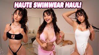 BIKINI TRY-ON HAUL || Haute swimwear