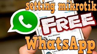 Bypass WhatsApp on Mikrotik for free telephone chat and video calls without logging into WiFi