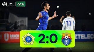 Superliga 1-tur. Xorazm - Sho‘rtan bahsida kiritilgan gollar va xavfli vaziyatlar (Highlights)