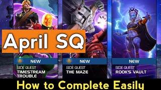 How to complete April 2024 Side Quests | The Maze | Rook's Vault || Marvel Contest of Champions