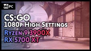 AMD Ryzen 9 3900X & RX 5700 XT | CS:GO Benchmark | Ultra Settings | WePC Gaming Benchmark