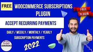 FREE WooCommerce Subscription Plugin | How to Setup subscription Product in WooCommerce