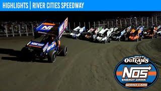 World of Outlaws NOS Energy Drink Sprint Cars | River Cities Speedway | August 23, 2024 | HIGHLIGHTS