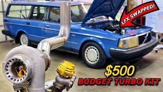 We Turbocharged a Volvo Wagon as Cheap as Possible in 24 Hours!