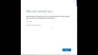 We can't connect you. HTTP 404 | Office 365  | FIX 100%