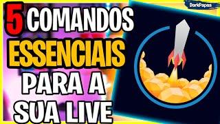 5 COMANDOS ESSENCIAIS PARA SUA LIVE! STREAMELEMENTS TUTORIAL - Aulão 4