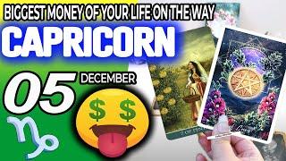 Capricorn ️BIGGEST MONEY OF YOUR LIFE ON THE WAY horoscope for today DECEMBER 5 2024 ️ tarot