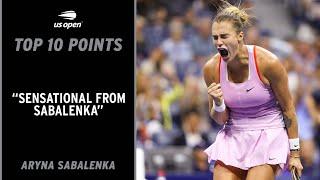 Aryna Sabalenka | Top 10 Points | 2022 US Open