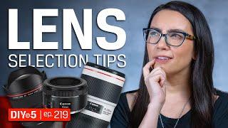 Choosing the right camera lens – DIY in 5 Ep 219