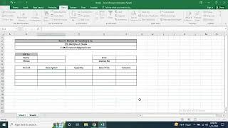 Use Excel to Create Fully Automatic Multi Rate GST Invoice (Auto Save Invoice Entries)