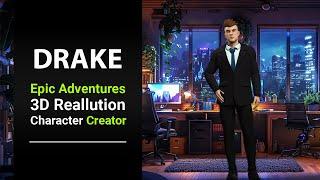 Stunning Drake Character - Pack High quality 3D Character for Character Creator 4 & Unreal Engine 5