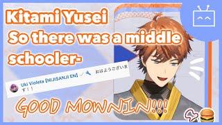 That one time he was making a mad dash to-oh good morning senpai! [Kitami Yusei/Nijisanji] (Eng sub)