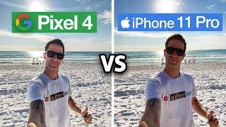 Pixel 4 XL vs iPhone 11 Pro CAMERA Test Comparison