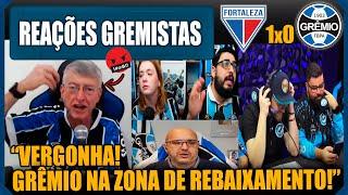 REAÇÕES GREMISTAS - FORTALEZA 1x0 GRÊMIO - BRASILEIRÃO - VAMOS RIR DO GRÊMIO!