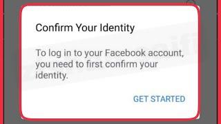 Facebook Fix Confirm Your Identity To log in to your Facebook account  Problem Solve