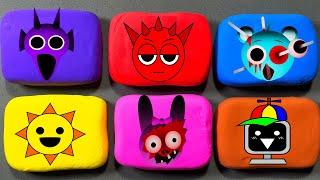 Sprunki cubes! GUESS which Sprunki Character Will Come Out of The Cubes   | Compilation #sprunki