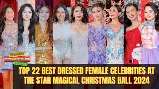 TOP 22 Best Dressed Female Celebrities at the Star Magical Christmas Ball 2024