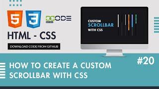 How To Style Scrollbars with CSS In 3 Simple Step | CSS Scrollbars