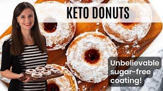 KETO DONUTS: This Sugar-Free Coating Is Unbelievable!