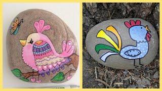 Latest Animated Rock Painting Ideas//Pretty Rock Ideas