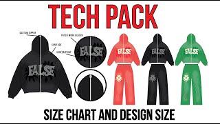 HOW TO make a TECH PACK for your CLOTHING BRAND