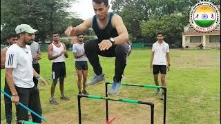 #ndpacademybhopal  boys on hurdles training for Indian Army 1600m.️️