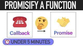 Promisify functions and avoid callback hell |  async javascript