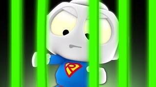 SUPERHERO PRISON | Rob The Robot | Cartoons For Children | Oddbods & Friends