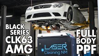 Ultimate Protection for a Mercedes CLK63 AMG Black Series: Full Body PPF, Laser & Dry Ice Cleaning!