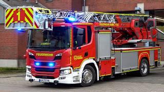 [Doppel-DLK & SCANIA-LÖSCHZUG] - Feuerwehr HAMM | Einsatzfahrten Berufs- und Freiwillige Feuerwehr!