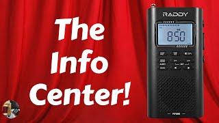 Raddy RF886 AM FM VHF WX BT Shortwave Radio Review