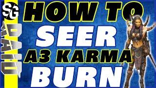 RAID SHADOW LEGENDS | HOW TO SEER A3 KARMA BURN | SPEED RUNS