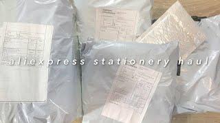 ️ huge aesthetic asmr aliexpress stationery haul