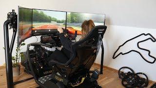 BenQ EX3203R Triple Monitor Setup Quick Look By SimRacingGirl