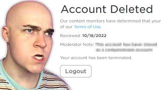 My ROBLOX account got DELETED.. 