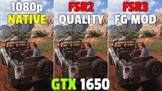 Uncharted 4 - GTX 1650 - AMD FSR 3 Frame Generation Mod - 1080p