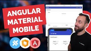 Angular Material Mobile App with Capacitor