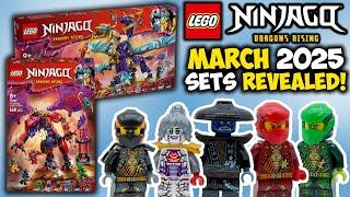 March 2025 Ninjago Sets OFFICIALLY Revealed! Thunderfang Chaos Dragon and Arc Dragon of Focus!