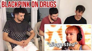 FNF Reacts to BLACKPINK is on Drugs Recently