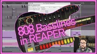 How to make an 808 style Bassline In REAPER