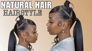 How To Do Chiney Bump On Natural Hair | Protective Style