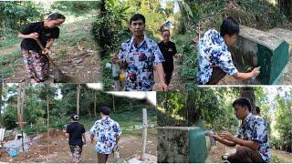 Cleaning Grandma Graveyard with Karenni Traditional Tools