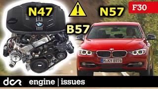 BMW 3 series F30 - N47, N57, B47 Diesel Engine Problems 2011-2019