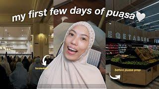 my first few days of puasa 