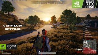 PUBG : RTX 3050 6GB ( Very Low - Low Graphics ) Gameplay #pubg