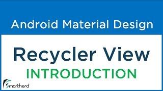 #9.1 Android RecyclerView Example Tutorial | Android Material Design | Advance List View